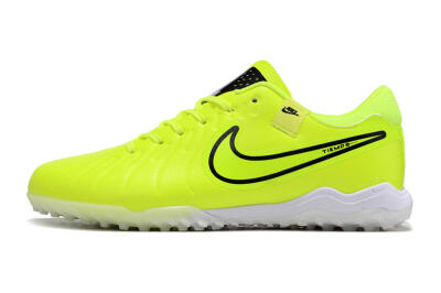 Nike Tiempo Legend 10 Pro TF Artificial Turf Soccer Shoes - Yellow/Black/White