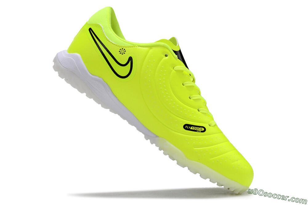 Nike Tiempo Legend 10 Pro TF Artificial Turf Soccer Shoes - Yellow/Black/White 4