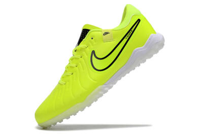 Nike Tiempo Legend 10 Pro TF Artificial Turf Soccer Shoes - Yellow/Black/White
