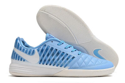 Nike Lunar Gato 2 IC Indoor & Futsal Soccer Shoes - Blue/White