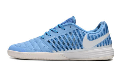 Nike Lunar Gato 2 IC Indoor & Futsal Soccer Shoes - Blue/White