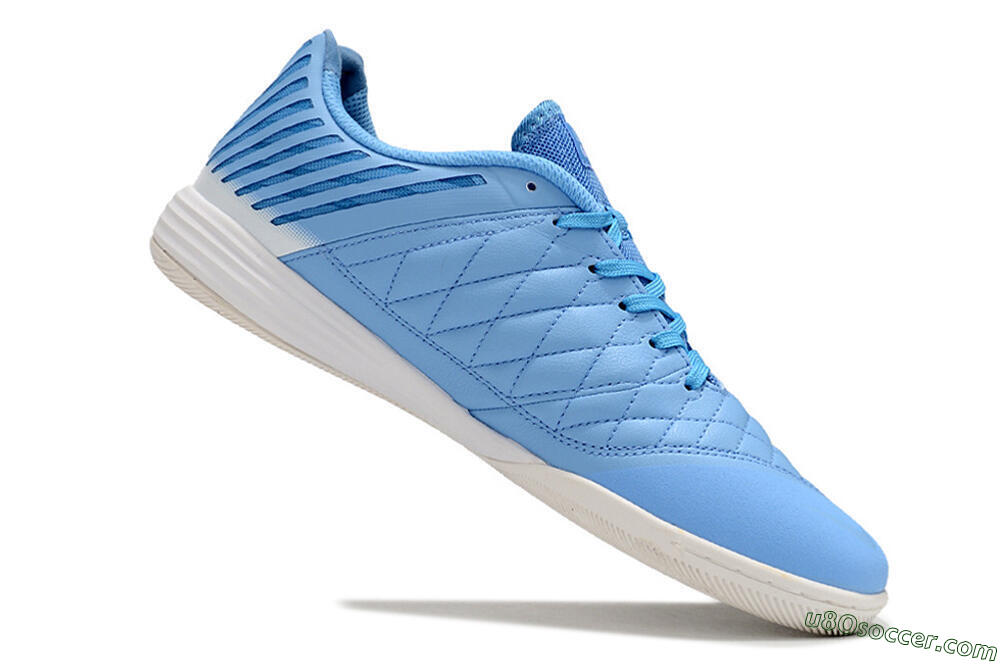 Nike Lunar Gato 2 IC Indoor & Futsal Soccer Shoes - Blue/White 4