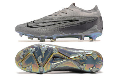 Nike Phantom GX Elite FG Firm Ground Soccer Cleats - Grey/Black/Gold