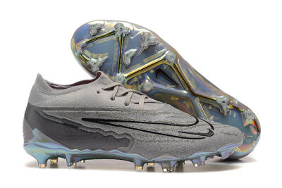 Nike Phantom GX Elite FG Firm Ground Soccer Cleats - Grey/Black/Gold