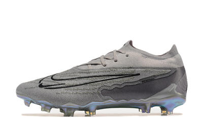 Nike Phantom GX Elite FG Firm Ground Soccer Cleats - Grey/Black/Gold