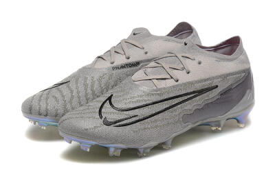 Nike Phantom GX Elite FG Firm Ground Soccer Cleats - Grey/Black/Gold