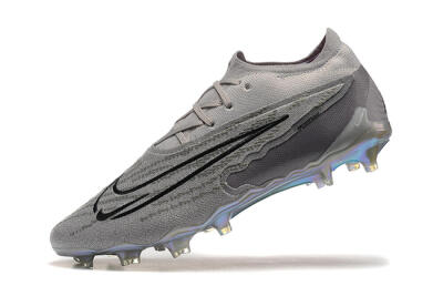 Nike Phantom GX Elite FG Firm Ground Soccer Cleats - Grey/Black/Gold