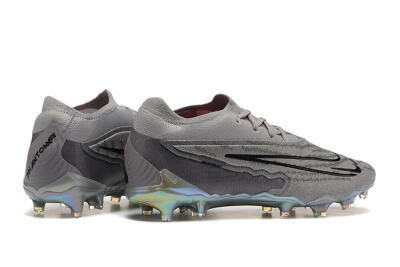 Nike Phantom GX Elite FG Firm Ground Soccer Cleats - Grey/Black/Gold