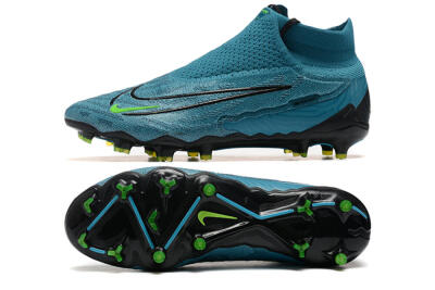 Nike Phantom GX Elite FG Firm Ground Soccer Cleats - Blue/Black/Yellow