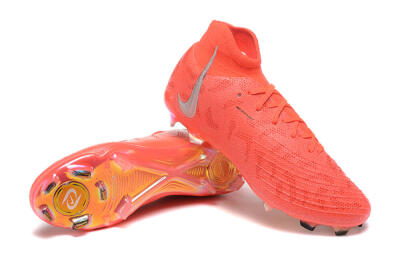 Nike Phantom Luna Elite UN FG Firm Ground Soccer Cleats - Red/Silver/Gold