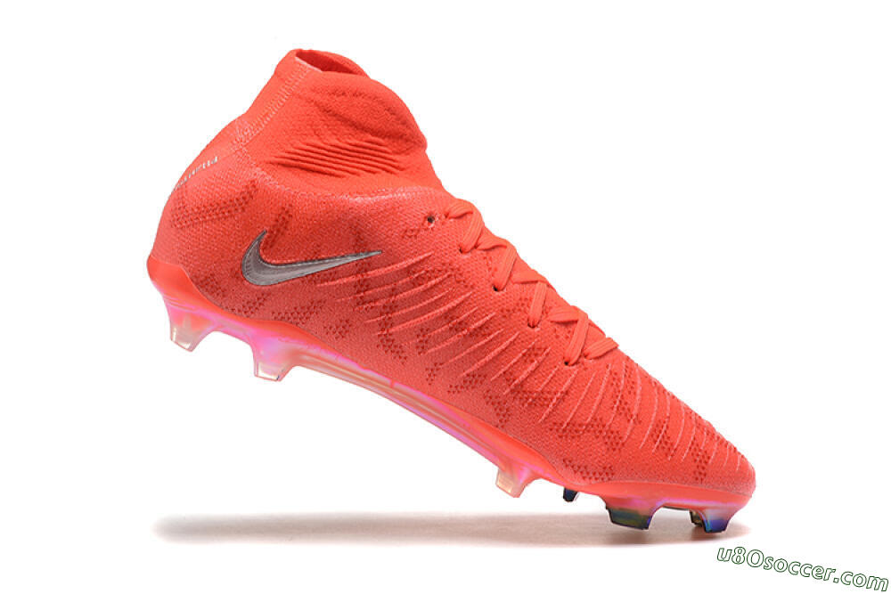Nike Phantom Luna Elite UN FG Firm Ground Soccer Cleats - Red/Silver/Gold 7