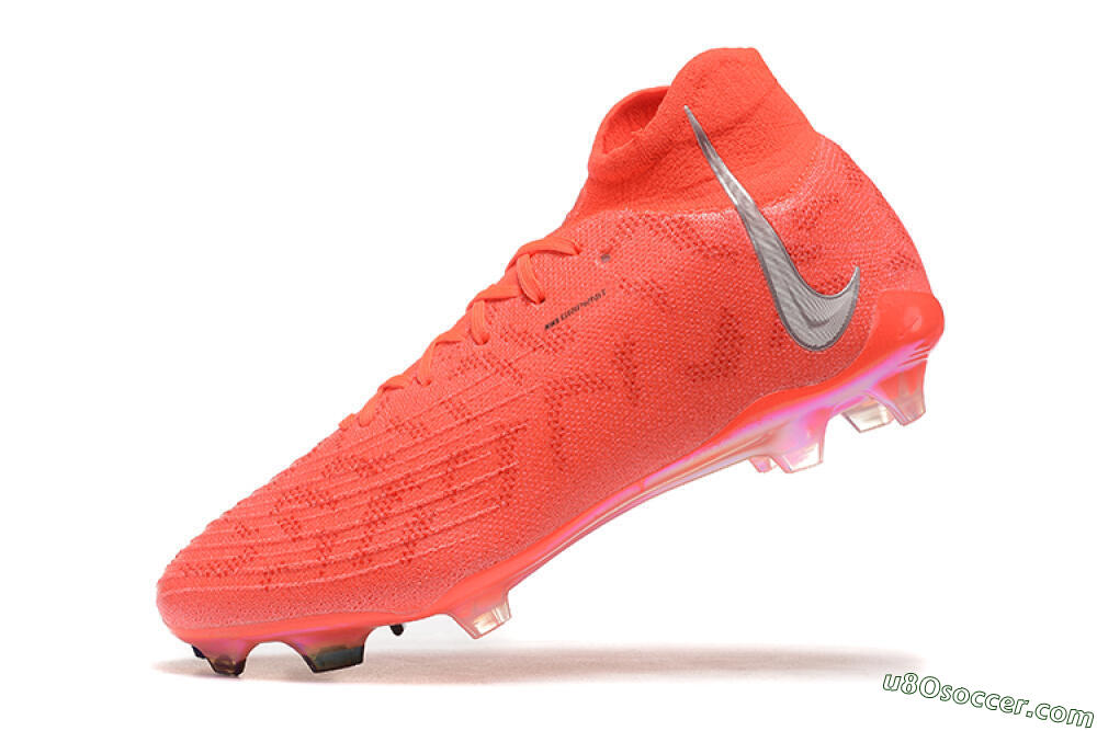 Nike Phantom Luna Elite UN FG Firm Ground Soccer Cleats - Red/Silver/Gold 8