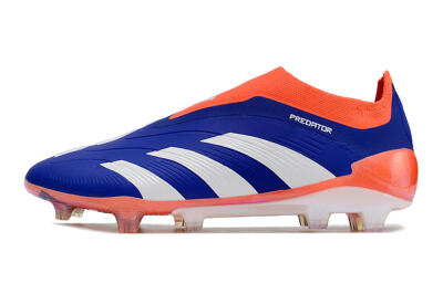 Adidas Predator Accuracy+ FG Firm Ground Soccer Cleats - Blue/White/Red