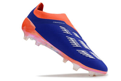 Adidas Predator Accuracy+ FG Firm Ground Soccer Cleats - Blue/White/Red