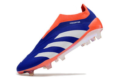Adidas Predator Accuracy+ FG Firm Ground Soccer Cleats - Blue/White/Red