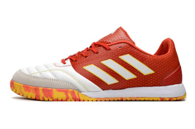 Adidas Top Sala IC Indoor & Futsal Soccer Shoes - White/Red/Yellow