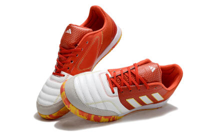 Adidas Top Sala IC Indoor & Futsal Soccer Shoes - White/Red/Yellow