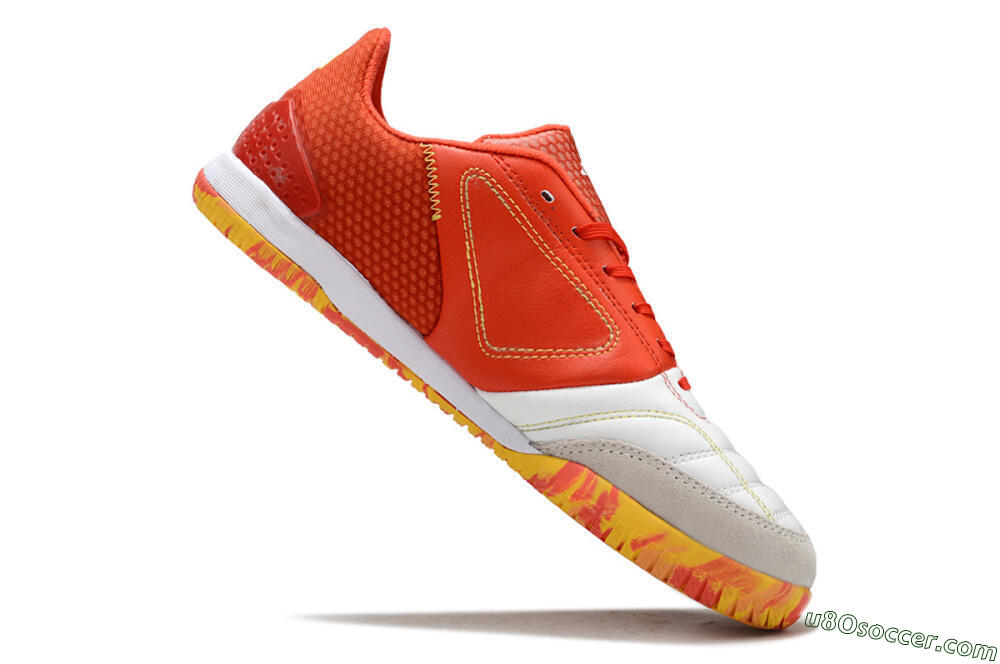 Adidas Top Sala IC Indoor & Futsal Soccer Shoes - White/Red/Yellow 4