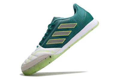 Adidas Top Sala IC Indoor & Futsal Soccer Shoes - White/Green/Yellow
