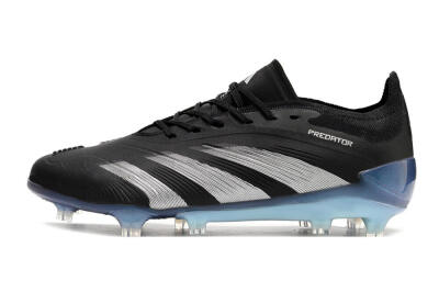 Adidas Predator Accuracy.1 FG Firm Ground Soccer Cleats - Black/Silver/Blue
