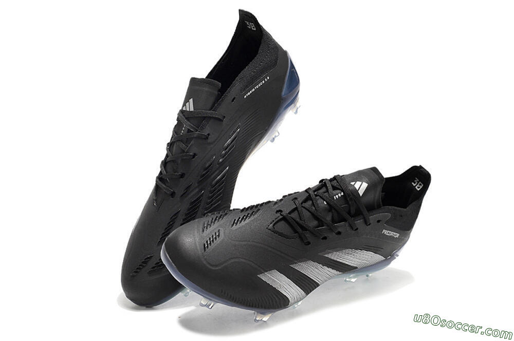 Adidas Predator Accuracy.1 FG Firm Ground Soccer Cleats - Black/Silver/Blue 3
