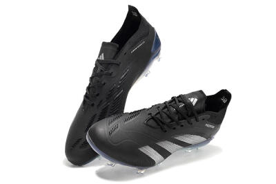 Adidas Predator Accuracy.1 FG Firm Ground Soccer Cleats - Black/Silver/Blue