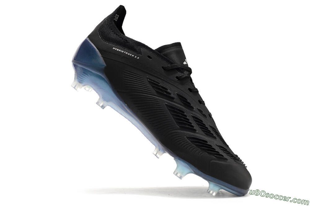 Adidas Predator Accuracy.1 FG Firm Ground Soccer Cleats - Black/Silver/Blue 4