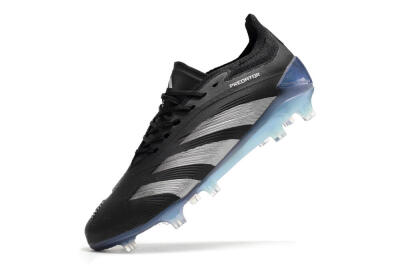 Adidas Predator Accuracy.1 FG Firm Ground Soccer Cleats - Black/Silver/Blue