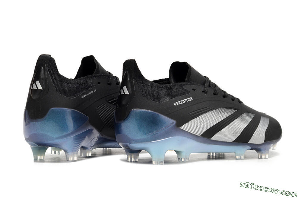 Adidas Predator Accuracy.1 FG Firm Ground Soccer Cleats - Black/Silver/Blue 6