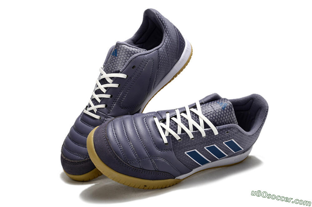 Adidas Top Sala IC Indoor & Futsal Soccer Shoes - Purple/Blue/White 3