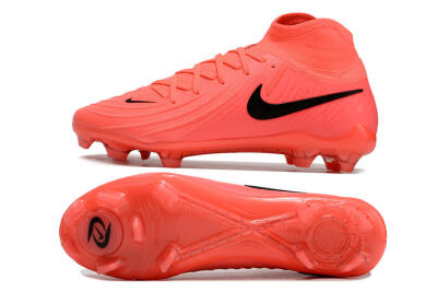Nike Phantom Luna 2 Elite LV8 FG Firm Ground Soccer Cleats - Red/Black/Pink
