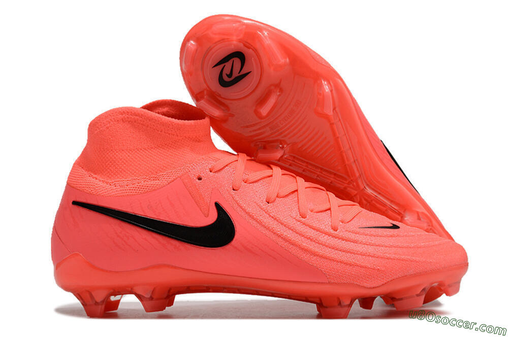 Nike Phantom Luna 2 Elite LV8 FG Firm Ground Soccer Cleats - Red/Black/Pink 1