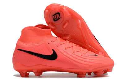 Nike Phantom Luna 2 Elite LV8 FG Firm Ground Soccer Cleats - Red/Black/Pink