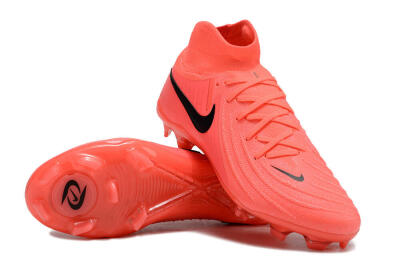 Nike Phantom Luna 2 Elite LV8 FG Firm Ground Soccer Cleats - Red/Black/Pink