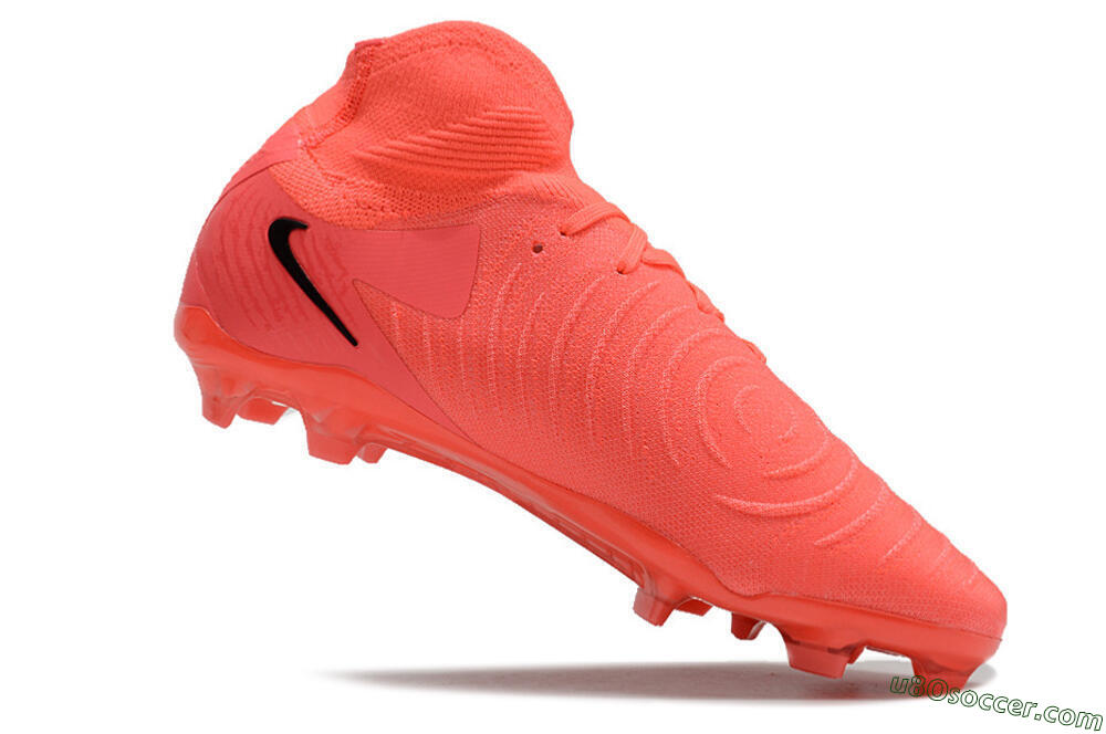 Nike Phantom Luna 2 Elite LV8 FG Firm Ground Soccer Cleats - Red/Black/Pink 4