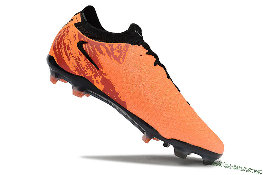 Nike Phantom Luna Elite FG Firm Ground Soccer Cleats - Orange/Red/Black 4