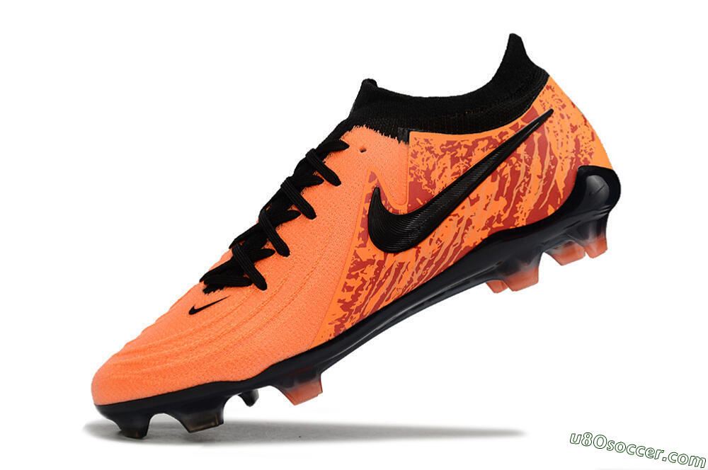 Nike Phantom Luna Elite FG Firm Ground Soccer Cleats - Orange/Red/Black 5