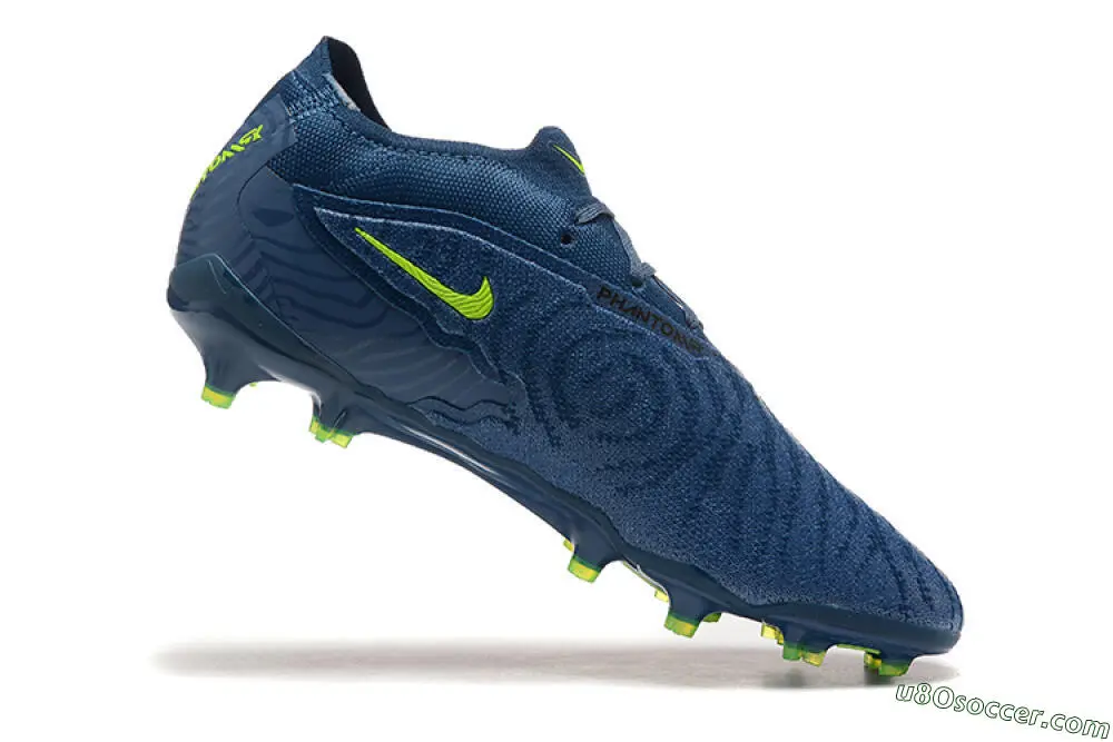 Blue and Yellow FG Firm Ground Soccer Cleats | Phantom GX Elite