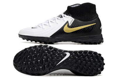 Nike Phantom Luna 2 Elite TF Artificial Turf Soccer Shoes - White/Black/Gold