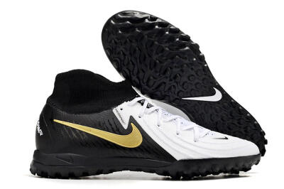 Nike Phantom Luna 2 Elite TF Artificial Turf Soccer Shoes - White/Black/Gold
