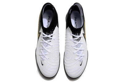 Nike Phantom Luna 2 Elite TF Artificial Turf Soccer Shoes - White/Black/Gold