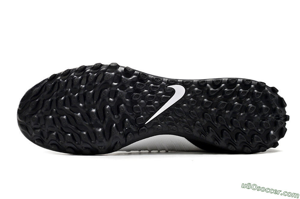 Nike Phantom Luna 2 Elite TF Artificial Turf Soccer Shoes - White/Black/Gold 6