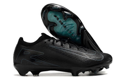 Nike Air Zoom Mercurial Vapor 16 Elite FG Firm Ground Soccer Cleats - Black/Blue/Jade