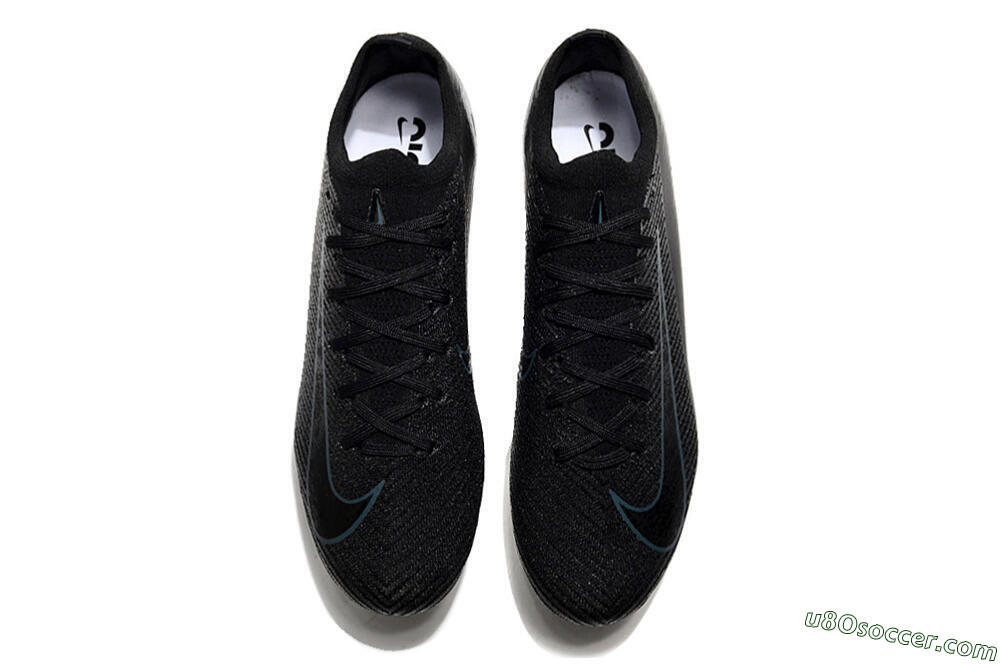 Nike Air Zoom Mercurial Vapor 16 Elite FG Firm Ground Soccer Cleats - Black/Blue/Jade 4