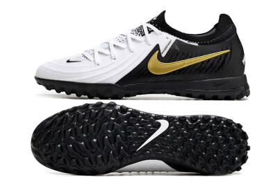 Nike Phantom Luna Elite TF Artificial Turf Soccer Shoes - White/Black/Gold