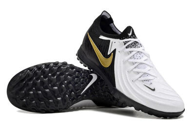 Nike Phantom Luna Elite TF Artificial Turf Soccer Shoes - White/Black/Gold