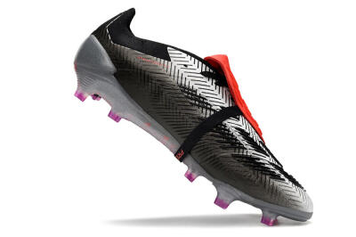 Adidas Predator Elite Foldover Tongue FG Firm Ground Soccer Cleats - Black/White/Red