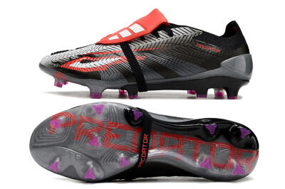 Adidas Predator Elite Foldover Tongue FG Firm Ground Soccer Cleats - Black/White/Red
