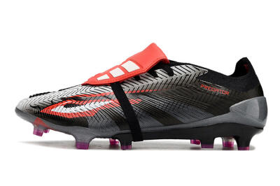 Adidas Predator Elite Foldover Tongue FG Firm Ground Soccer Cleats - Black/White/Red