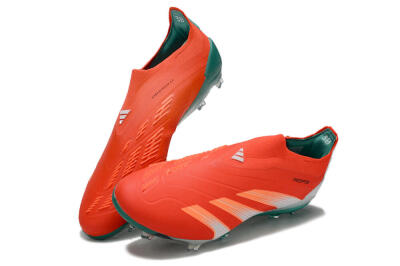 Adidas Predator Accuracy+ FG Firm Ground Soccer Cleats - Red/White/Green